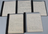 WWII LARGE LOT OF ADOLF HITLER HAND WRITTEN NOTES