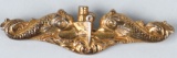 WWII US NAVY OFFICERS SUB BADGE IN STERLING
