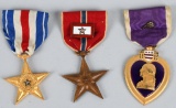 WWII 34th DIVISION SILVER STAR MEDAL GROUPING KIA