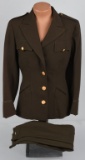 WWII US ARMY WAC NURSE OFFICER'S UNIFORM NAMED