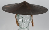 JAPANESE SAMURAI JINGASA DECORATED HAT