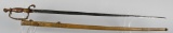 U.S. MILITIA INDIAN PRINCESS SWORD & SCABBARD