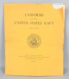 1967 US NAVY UNIFORMS 1900-1967 PRINTS