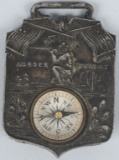 MEXICAN BORDER SERVICE WATCH FOB COMPASS