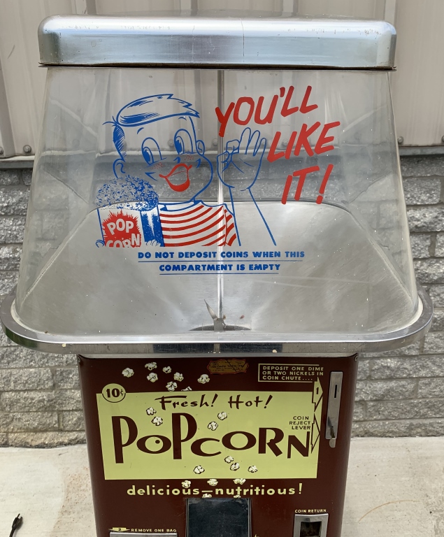 1950s 10c GOLD MEDAL POPCORN VENDING MACHINE | Proxibid 1950s 10c GOLD MEDAL POPCORN VENDING MACHINE | Proxibid