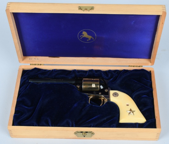 CASED COLT ALAMO MODEL SINGLE ACTION .22 PISTOL SA