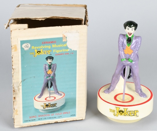 JAPAN BATMAN'S JOKER MUSIC BOX w/ BOX