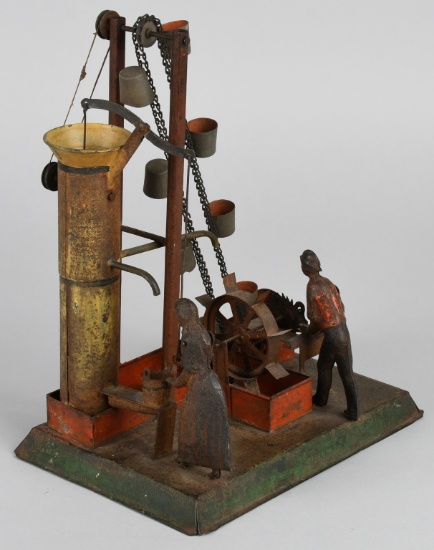 GERMAN STEAM TOY WATER TOWR & TABLE SAW