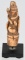 DAYAK BORNEO 19th C ANTLER KNIFE HANDLE