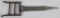 19th CENTURY LG INDO-PERSIAN PUSH DAGGER ENGRAVED