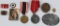 WWII NAZI GERMAN LOT OF 9 MILITARY ITEMS DOG TAG