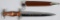 WWII NAZI GERMAN M33 SA DAGGER BY GUSTAV SPITZER