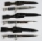 WWII NAZI GERMAN LOT OF 3 DRESS BAYONETS W/ FROGS