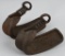 JAPANESE cast iron SAMURAI STIRRUPS