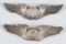 WWII ARMY AIR CORPS LOT OF AIR CREW WINGS IN STERG