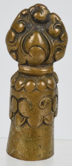 18th C TIBETAN ROYAL SEAL or CHOP BRONZE