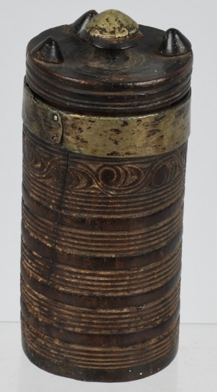 19th C TIBETAN TEA CUP WITH ORIGINAL LED