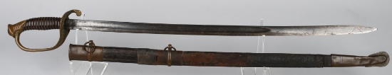 M1850 CIVIL WAR FOOT OFFICERS SWORD W/ SCABBARD