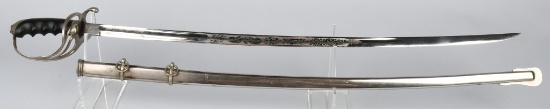 WWI US ARMY M1902 OFFICER'S SWORD BY ROWLAND