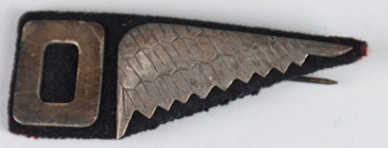 WW1 US ARMY AIR SERVICE OBSERVOR PILOT HALF WING