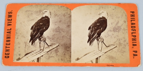 CIVIL WAR OLD ABE STERIOVIEW 8TH WISCONSIN REGT.