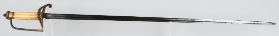 BRITISH 5 BALL INFANTRY OFFICER'S SWORD SPADROON