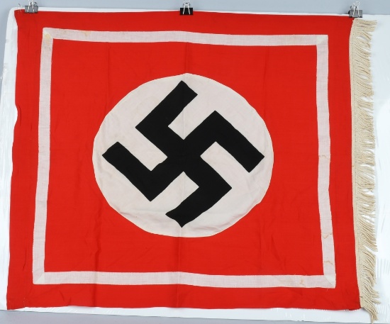 WWII NAZI GERMAN NSDAP POLITICAL PODIUM BANNER