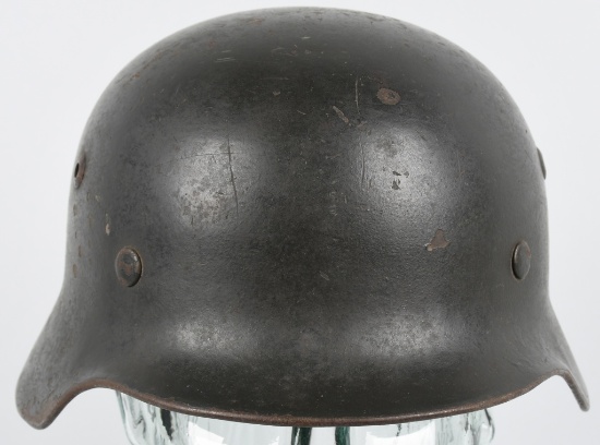 WWII NAZI GERMAN M35 SD ARMY HELMET W/ LINER