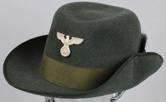 WWII NAZI GERMAN FORESTRY WALDENHUT HAT