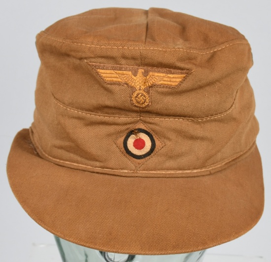 WWII NAZI GERMAN KREIGSMARINE TROPICAL FIELD CAP