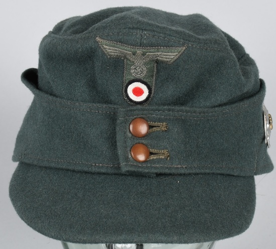 WWII NAZI GERMAN MOUNTAIN TROOPERS M43 CAP