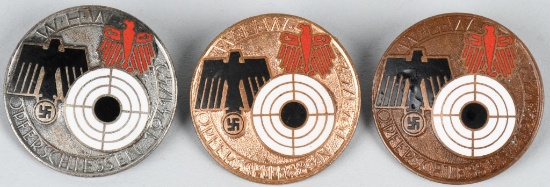 WWII NAZI GERMAN WHW SHOOTING AWARDS ALL GRADES