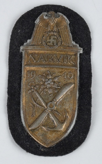 WWII NAZI KRIEGSMARINE NARVIK CAMPAIGN SHIELD