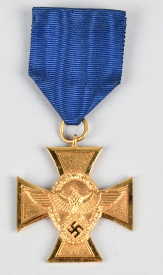 WWII POLIZEI TWENTY-FIVE YEAR LONG SERVICE AWARD
