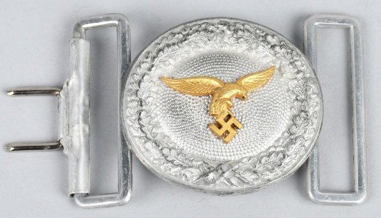 WWII NAZI GERMAN OFFICERS BELT BUCKLE oLc