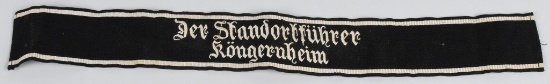 WW2 SS SA Der Standortführer Köngernheim CUFFTITLE