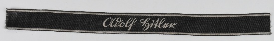 WWII NAZI GERMAN WAFFEN SS ADOLF HITLER CUFFTITLE