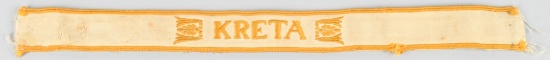 WWII NAZI GERMAN LUFTWAFFE KRETA CUFFTILE