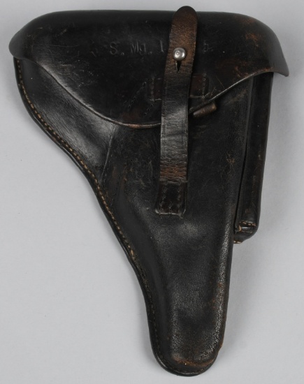 WWII REISSUE POLICE MARKED POLIZEI P-08 HOLSTER