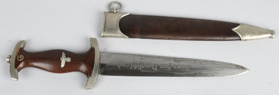 WWII NAZI GERMAN SA M33 DAGGER SA NUMBERED 41989