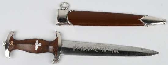 WWII NAZI GERMAN M33 SA DAGGER BY SMF