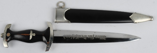 WWII NAZI GERMAN M33 NSKK DAGGER W/ PAINTED GRIP