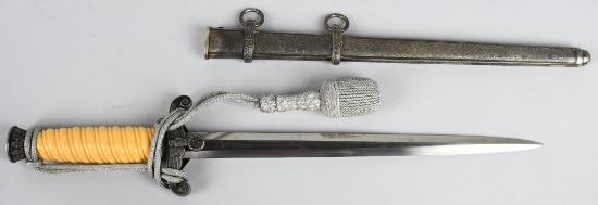 WWII NAZI GERMAN HEER DAGGER W/ PORTEPEE BY PUMA