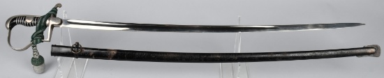 WWII NAZI GERMAN DOVE HEAD ENLISTED SWORD EICKHORN