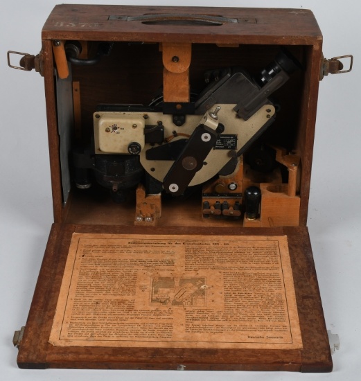 WWII NAZI GERMAN KRIEGSMARINE UBOAT SKS-3D SEXTANT