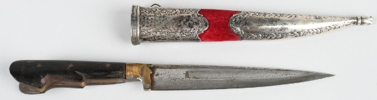 OTTOMAN DAGGER & SCABBARD ca. 19th CENTURY