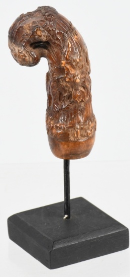 MADURA EAST JAVA WOOD KERIS KRIS HANDLE ca 18th C
