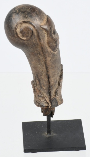 JAVA YOGYAKARTA WOOD KERIS KRIS HANDLE 19th C