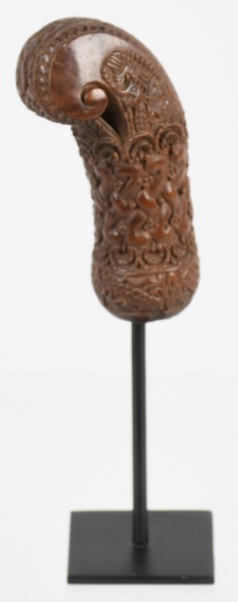 JAVA WOOD KERIS KRIS HANDLE ca 19th C