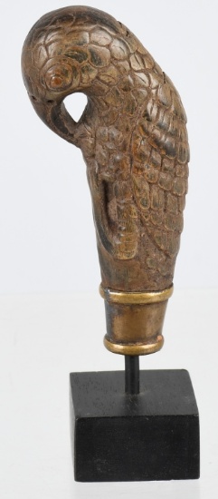 LOMBOK ISLAND WOOD KERIS KRIS HANDLE ca 19th C